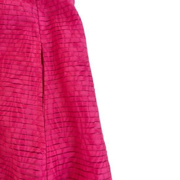 Nine West Fuchsia Shimmer Dress w/Pockets - Picture 3 of 11